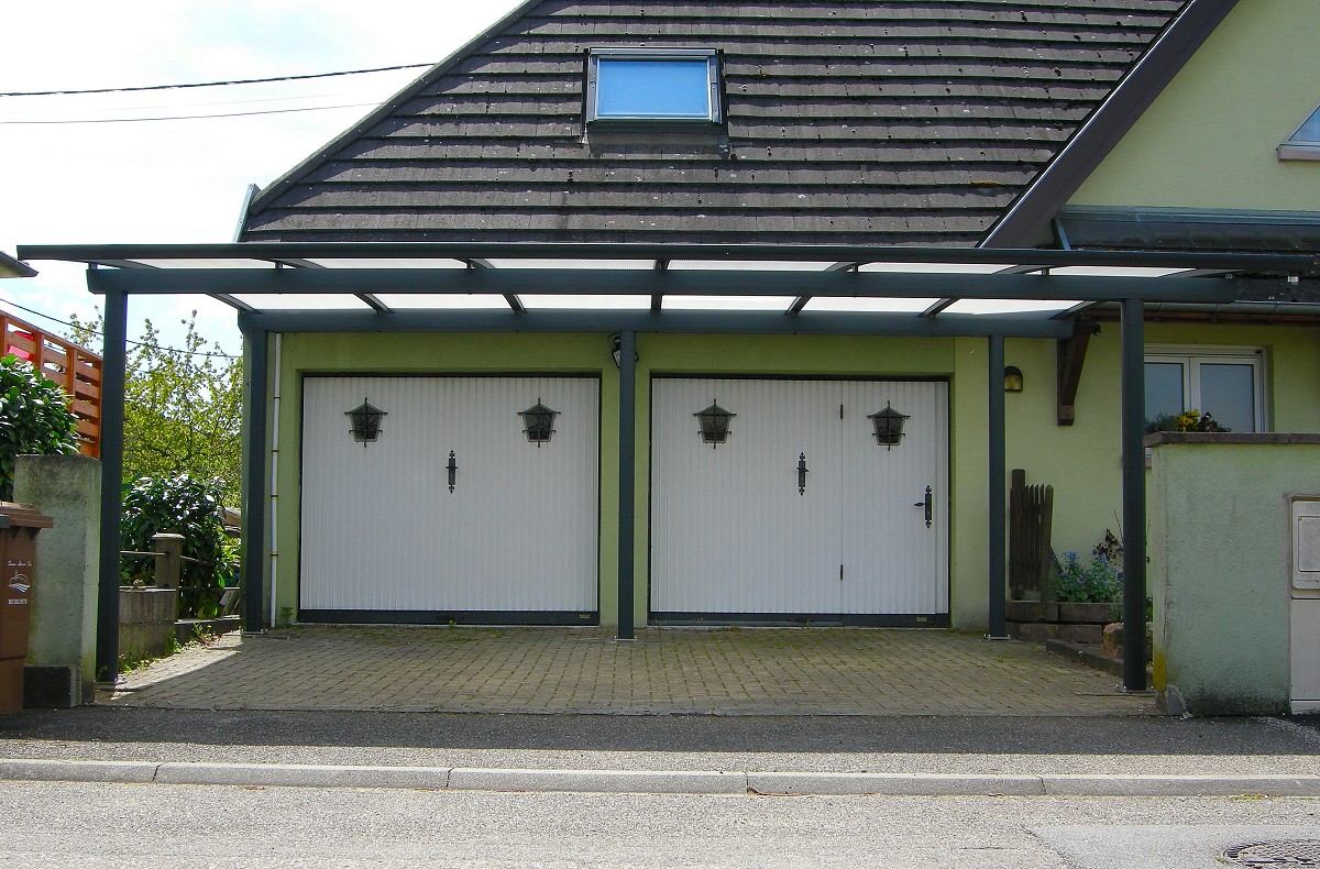 Carport Appenthal double devant garage